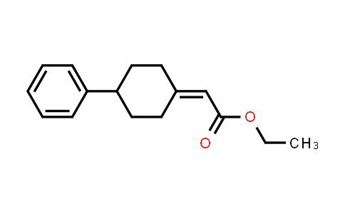 CAS No. 115880-04-1, Ethyl 2-(4-phenylcyclohexylidene)acetate