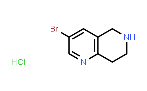 CAS No. 1159010-96-4, 3-Bromo-5,6,7,8-tetrahydro-1,6-naphthyridine hydrochloride