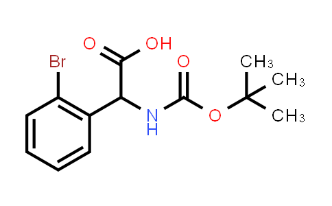 CAS No. 1159503-14-6, (2-Bromophenyl)[(tert-butoxycarbonyl)amino]acetic acid