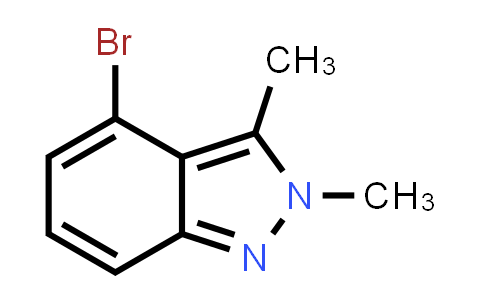 CAS No. 1159511-85-9, 4-Bromo-2,3-dimethyl-2H-indazole