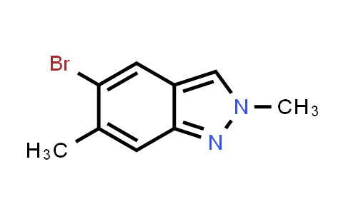 CAS No. 1159511-90-6, 5-Bromo-2,6-dimethyl-2H-indazole