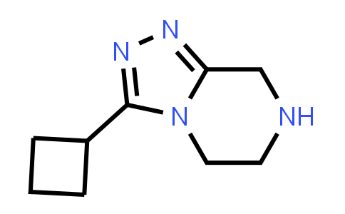 CAS No. 1159530-85-4, 3-Cyclobutyl-5H,6H,7H,8H-[1,2,4]triazolo[4,3-a]pyrazine