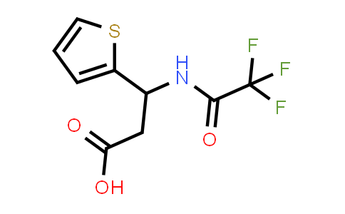 CAS No. 115957-22-7, 3-(2-thienyl)-3-[(2,2,2-trifluoroacetyl)amino]propanoic acid