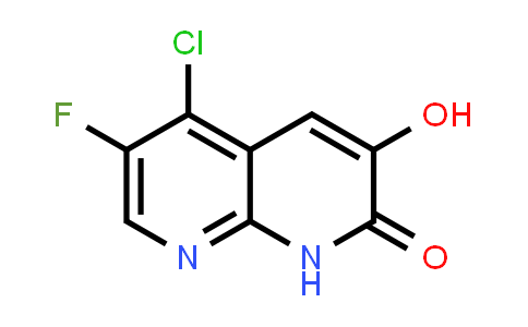 CAS No. 1159706-42-9, 1,8-Naphthyridin-2(1H)-one, 5-chloro-6-fluoro-3-hydroxy-