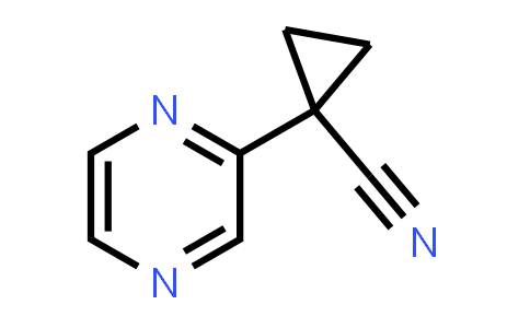 CAS No. 1159734-50-5, 1-(Pyrazin-2-yl)cyclopropanecarbonitrile