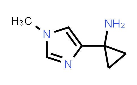 CAS No. 1159737-42-4, 1-(1-Methyl-1H-imidazol-4-yl)cyclopropan-1-amine