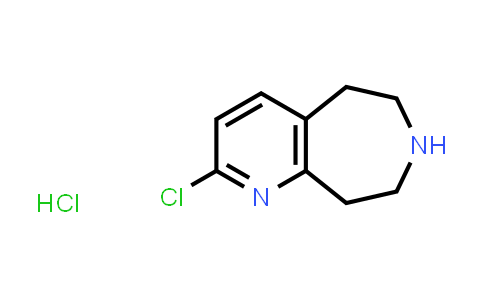 CAS No. 1159811-94-5, 2-Chloro-6,7,8,9-tetrahydro-5H-pyrido[2,3-d]azepine hydrochloride