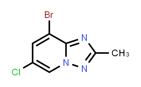 CAS No. 1159813-15-6, 8-Bromo-6-chloro-2-methyl-[1,2,4]triazolo[1,5-a]pyridine