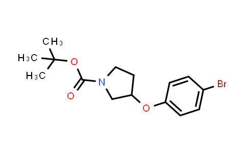CAS No. 1159825-42-9, 1-N-Boc-3-(4-Bromophenoxy)pyrrolidine