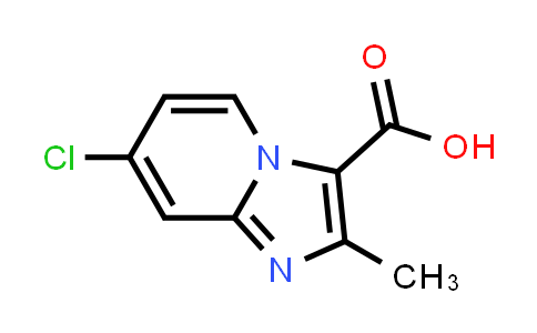 CAS No. 1159829-22-7, 7-Chloro-2-methylimidazo[1,2-a]pyridine-3-carboxylic acid