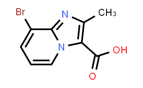 CAS No. 1159830-28-0, 8-Bromo-2-methylimidazo[1,2-a]pyridine-3-carboxylic acid