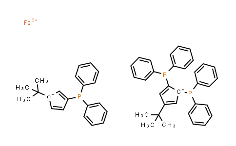 CAS No. 1159850-42-6, 1',4-Bis(t-butyl)-1,2,3'-tris(diphenylphosphino)ferrocene