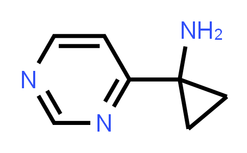 CAS No. 1159878-11-1, 1-(Pyrimidin-4-yl)cyclopropanamine
