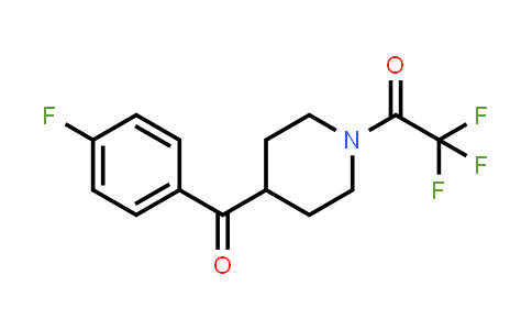 CAS No. 1159982-32-7, 2,2,2-Trifluoro-1-(4-(4-fluorobenzoyl)piperidin-1-yl)ethanone