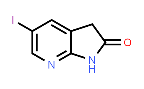 CAS No. 1160112-78-6, 2H-Pyrrolo[2,3-b]pyridin-2-one, 1,3-dihydro-5-iodo-
