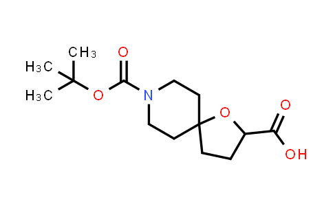 CAS No. 1160246-88-7, 8-[(tert-Butoxy)carbonyl]-1-oxa-8-azaspiro[4.5]decane-2-carboxylic acid