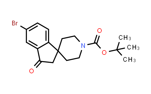 CAS No. 1160247-30-2, tert-Butyl 5-bromo-3-oxo-2,3-dihydrospiro[indene-1,4'-piperidine]-1'-carboxylate