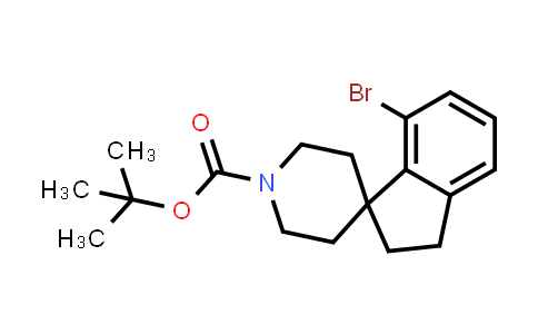 CAS No. 1160247-38-0, tert-Butyl 7-bromo-2,3-dihydrospiro[indene-1,4'-piperidine]-1'-carboxylate