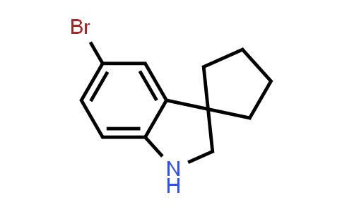 CAS No. 1160247-93-7, 5'-Bromospiro[cyclopentane-1,3'-indoline]