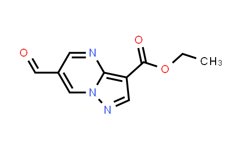 CAS No. 1160264-04-9, Ethyl 6-formylpyrazolo[1,5-a]pyrimidine-3-carboxylate