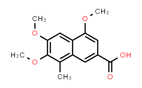 CAS No. 1160440-54-9, 2-Naphthalenecarboxylic acid, 4,6,7-trimethoxy-8-methyl-