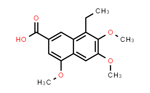 CAS No. 1160440-65-2, 2-Naphthalenecarboxylic acid, 8-ethyl-4,6,7-trimethoxy-