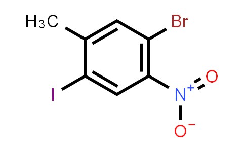 CAS No. 1160573-63-6, 1-Bromo-4-iodo-5-methyl-2-nitrobenzene