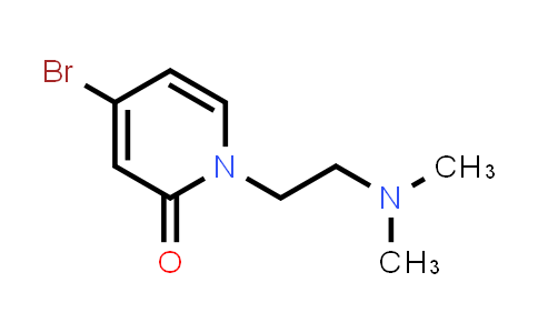 CAS No. 1160790-82-8, 4-Bromo-1-(2-(dimethylamino)ethyl)pyridin-2(1H)-one
