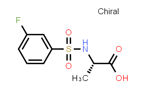 CAS No. 1160933-45-8, ((3-Fluorophenyl)sulfonyl)-L-alanine