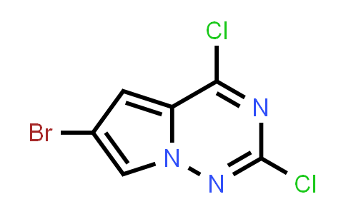 CAS No. 1160995-23-2, 6-Bromo-2,4-dichloropyrrolo[2,1-f][1,2,4]triazine