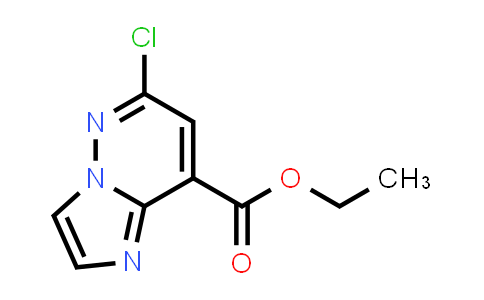 CAS No. 1161847-33-1, Ethyl 6-chloroimidazo[1,2-b]pyridazine-8-carboxylate