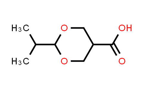 CAS No. 116193-72-7, 2-Isopropyl-1,3-dioxane-5-carboxylic acid