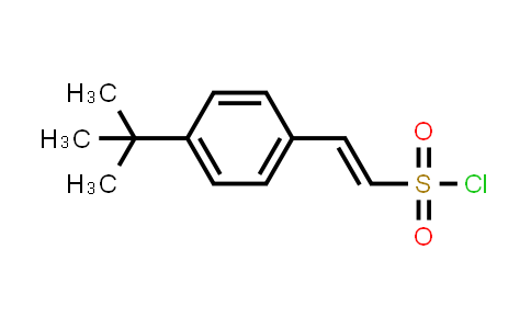 CAS No. 1161945-03-4, 2-(4-tert-Butylphenyl)ethene-1-sulfonyl chloride
