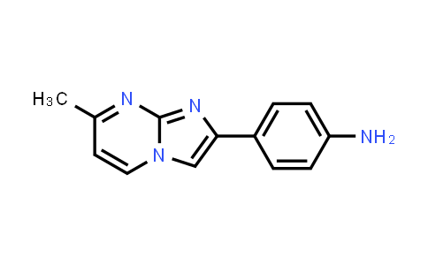 CAS No. 1163179-55-2, 4-(7-Methylimidazo[1,2-a]pyrimidin-2-yl)aniline