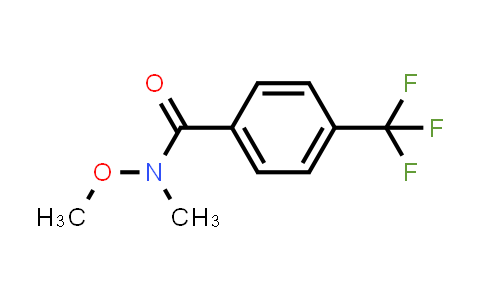 CAS No. 116332-61-7, N-methoxy-N-methyl-4-(trifluoromethyl)benzamide