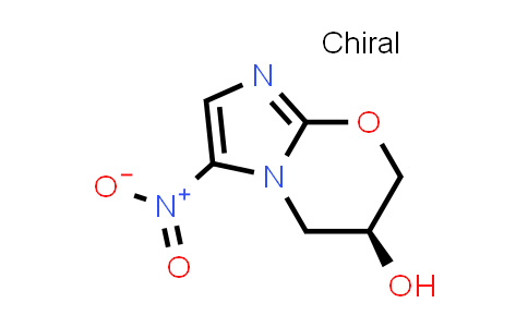 CAS No. 1163680-85-0, (S)-3-Nitro-6,7-dihydro-5H-imidazo[2,1-b][1,3]oxazin-6-ol