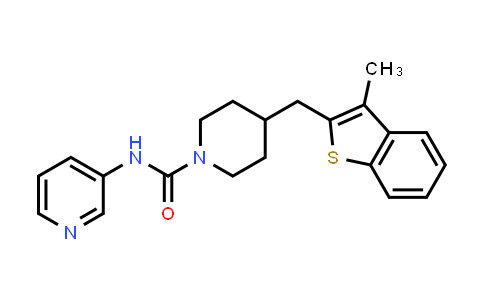 CAS No. 1164113-03-4, 1-Piperidinecarboxamide, 4-[(3-methylbenzo[b]thien-2-yl)methyl]-N-3-pyridinyl-