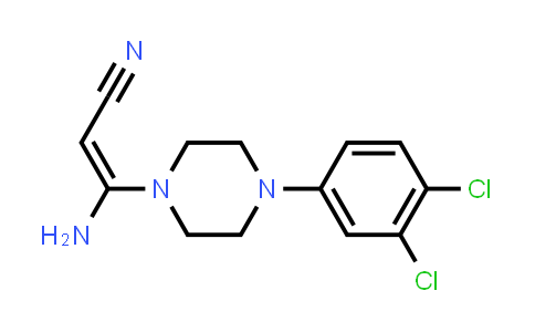 CAS No. 1164541-77-8, 2-Propenenitrile, 3-amino-3-[4-(3,4-dichlorophenyl)-1-piperazinyl]-, (2Z)-
