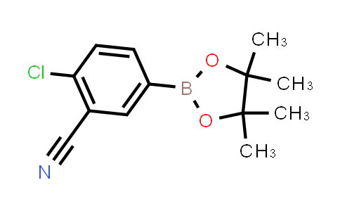 CAS No. 1165935-87-4, 2-Chloro-5-(4,4,5,5-tetramethyl-1,3,2-dioxaborolan-2-yl)benzonitrile
