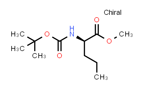 CAS No. 116611-58-6, Methyl (2R)-2-{[(tert-butoxy)carbonyl]amino}pentanoate