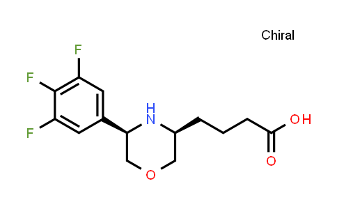 DY508793 | 1166395-02-3 | 4-((3S,5R)-5-(3,4,5-trifluorophenyl)morpholin-3-yl)butanoic acid
