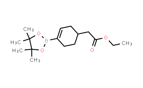 CAS No. 1166829-70-4, Ethyl 2-[4-(4,4,5,5-tetramethyl-1,3,2-dioxaborolan-2-yl)cyclohex-3-en-1-yl]acetate