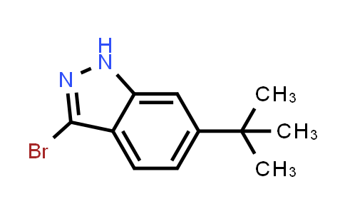 CAS No. 1167056-26-9, 3-Bromo-6-tert-butyl-1H-indazole