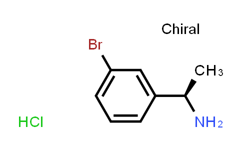 CAS No. 1167414-91-6, (R)-1-(3-Bromophenyl)ethan-1-amine hydrochloride