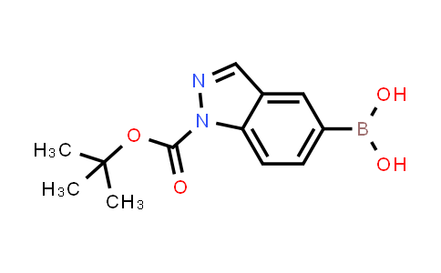 CAS No. 1167418-12-3, (1-(tert-Butoxycarbonyl)-1H-indazol-5-yl)boronic acid