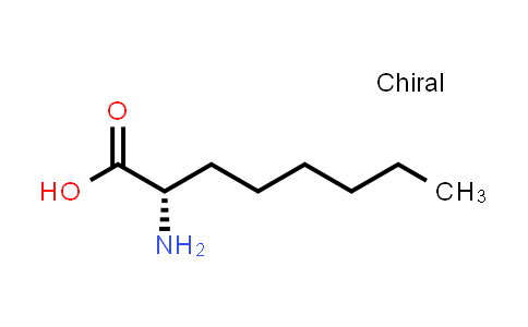 CAS No. 116783-26-7, (S)-2-aminooctanoic acid