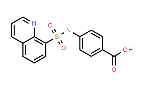 CAS No. 116834-64-1, 4-(Quinoline-8-sulfonamido)benzoic acid
