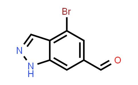 CAS No. 1168721-41-2, 4-Bromo-1H-indazole-6-carbaldehyde