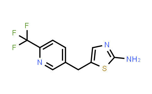 CAS No. 1169491-06-8, 5-((6-(Trifluoromethyl)pyridin-3-yl)methyl)thiazol-2-amine