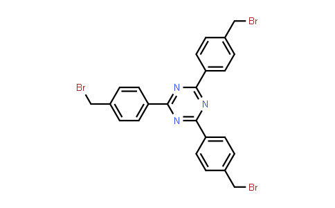 CAS No. 1169964-41-3, 2,4,6-Tris(4-(bromomethyl)phenyl)-1,3,5-triazine